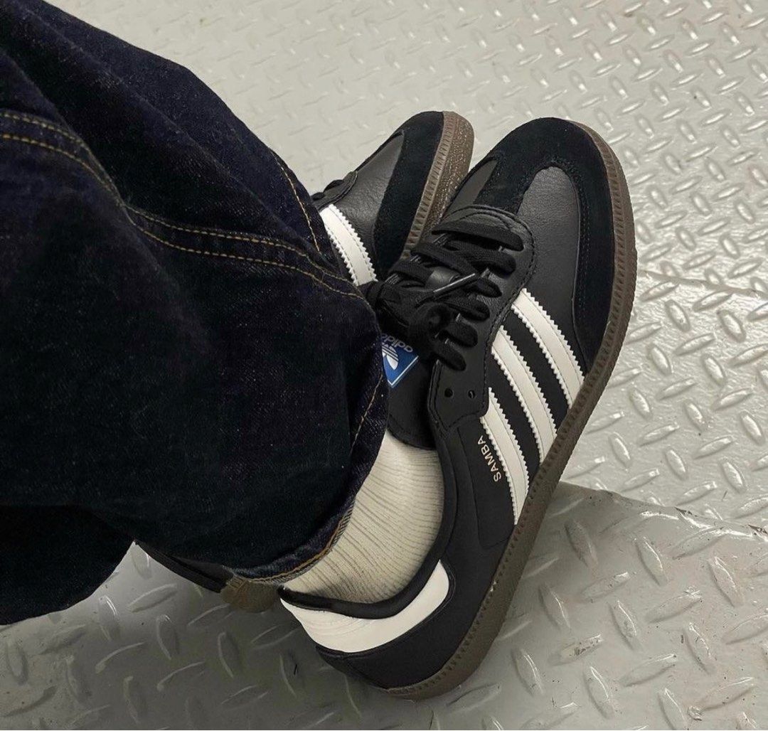 adidas Samba OG Black White Gum (B75807)