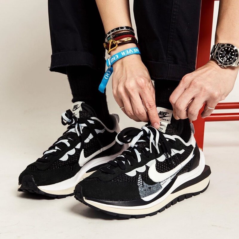 Sacai x Nike Vaporwaffle 2.0 Black (CV1363001)